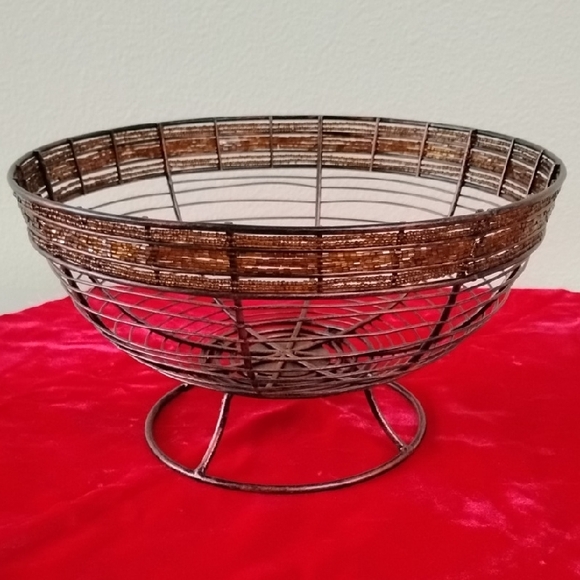 Unbranded Other - D- New Elegant Brown Wire Basket